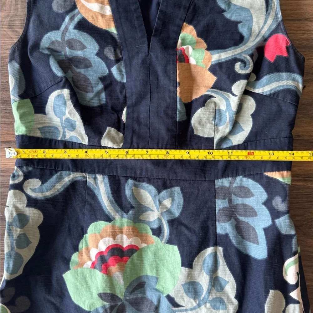 Boden Floral Print Sleeveless Dress size 4 R - Picture 7 of 8
